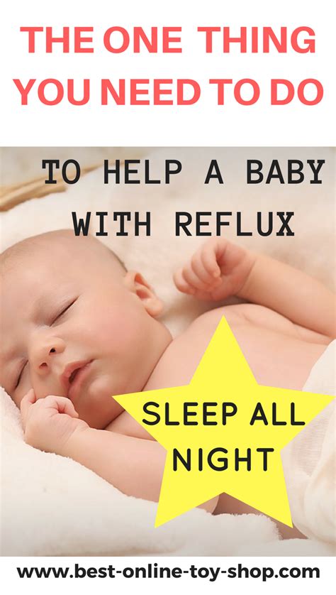 acid reflux babies sleep through the night